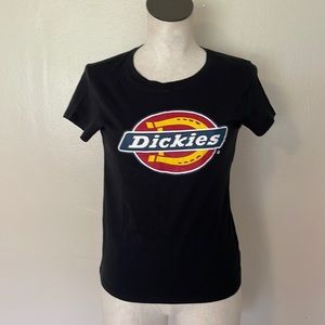 NWT Dickies Black Logo Tee. Jrs Medium
